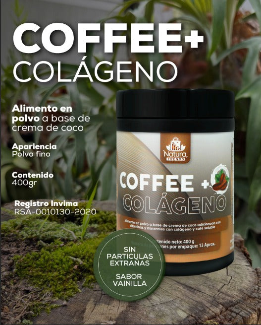Café con Colágeno Essential Naturals – Vainilla o Capuccino