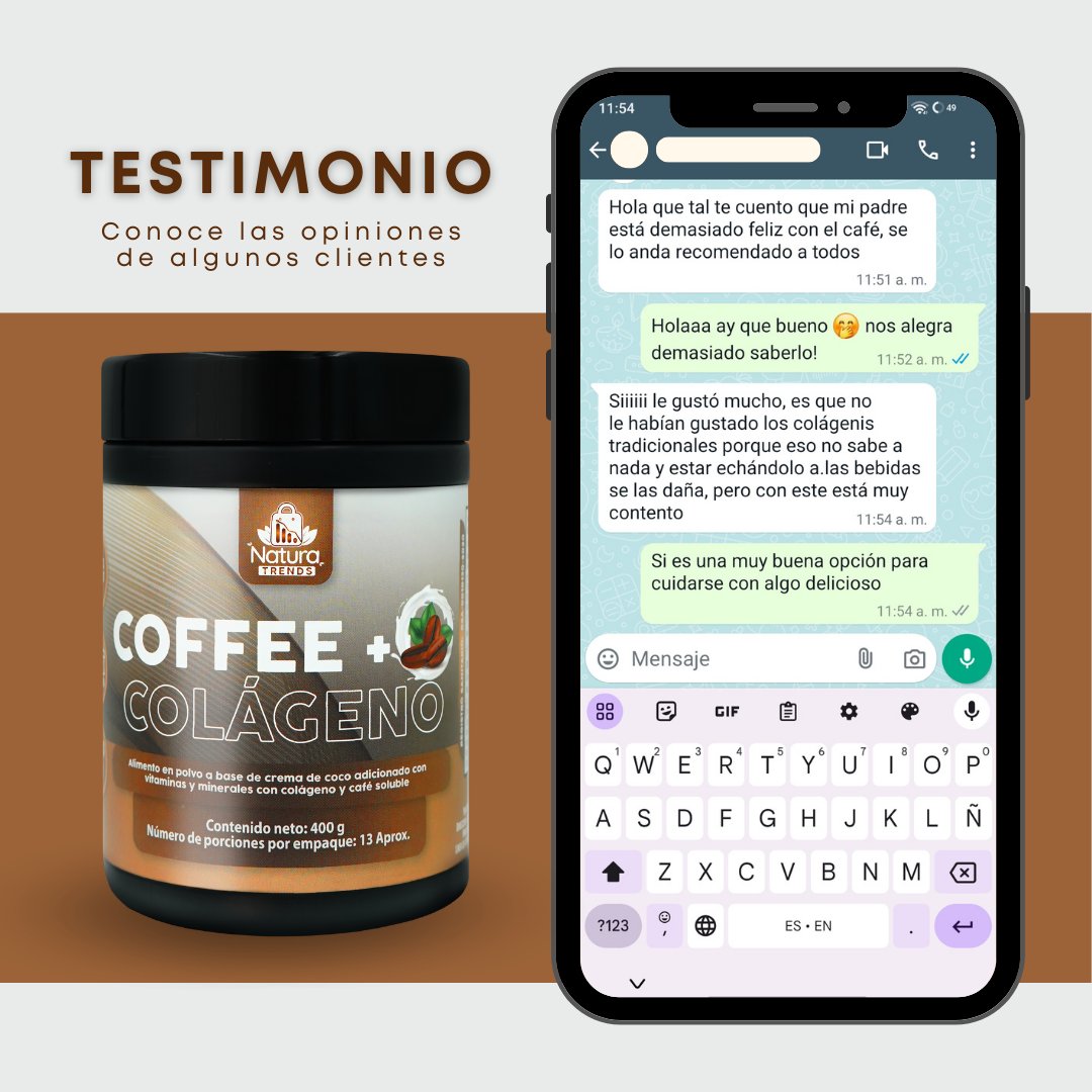 Testimonio real Coffee Colágeno