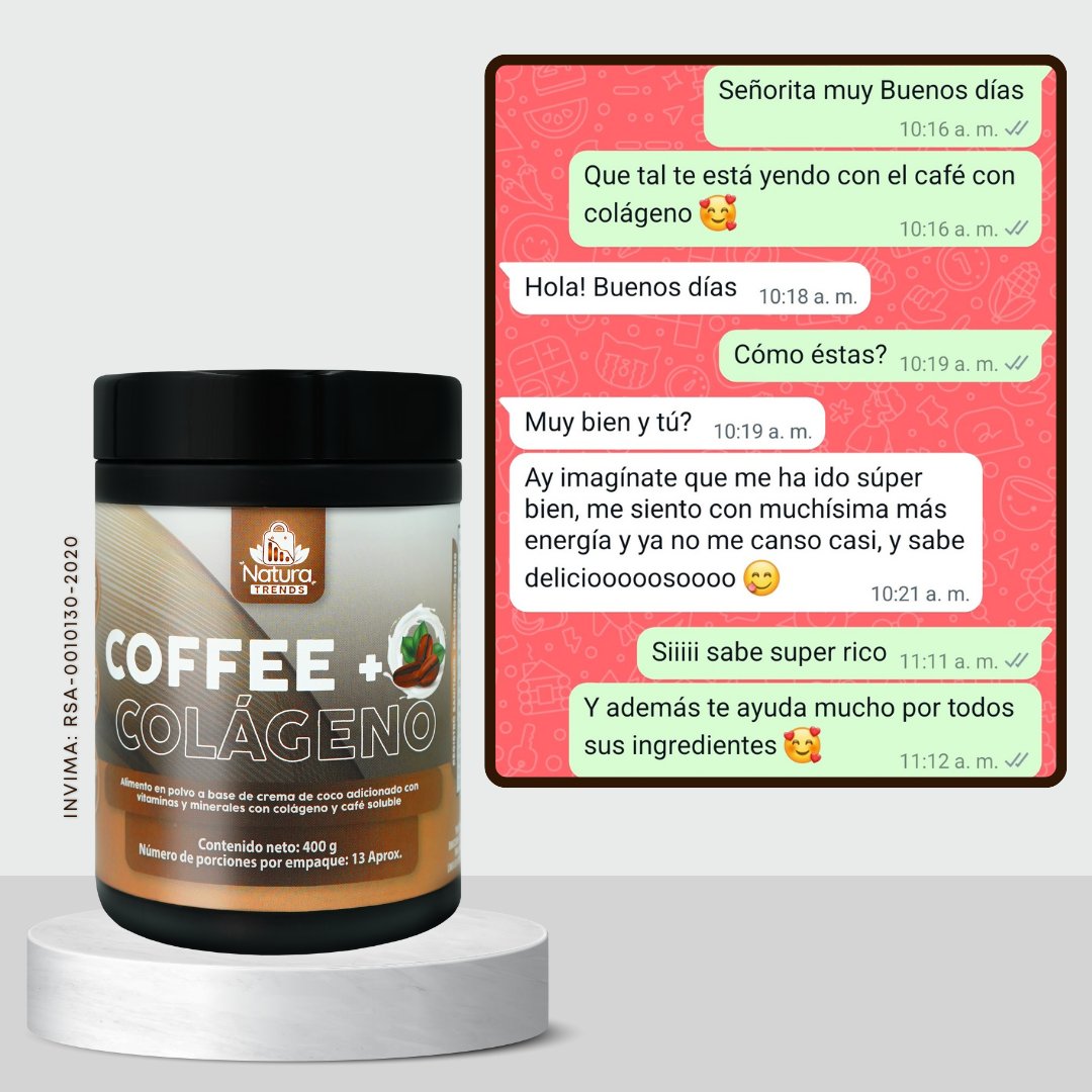 Testimonio real Coffee Colágeno